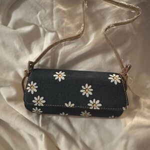Small Daisy Denim Fashion Bag
